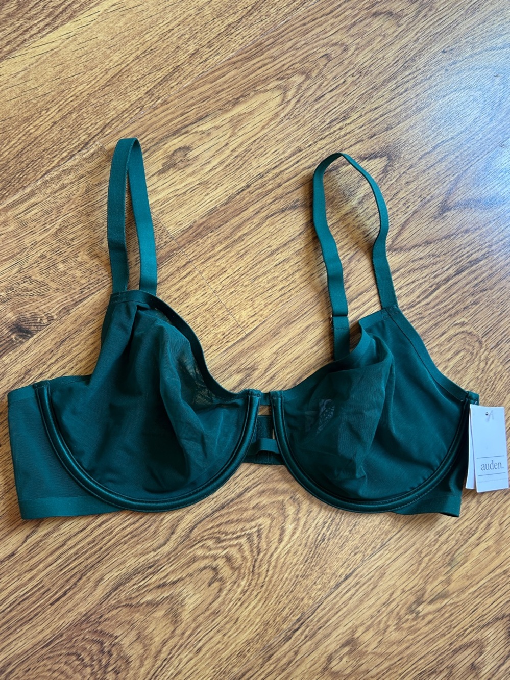 NWT Auden Sheer Demi Bra